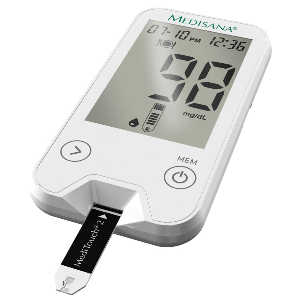 

Medisana Blood Glucose Meter MediTouch 2 White mg/dL