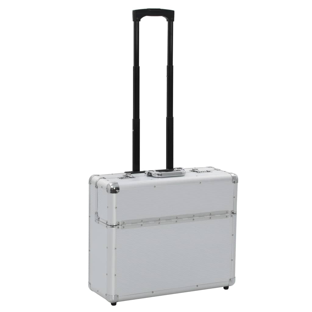 

Pilot Trolley 54x44x21 cm Silver Aluminium