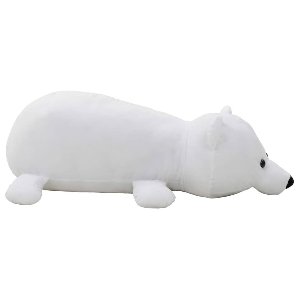 ตุ๊กตาหมีขั้วโลกน่ากอดสีขาว