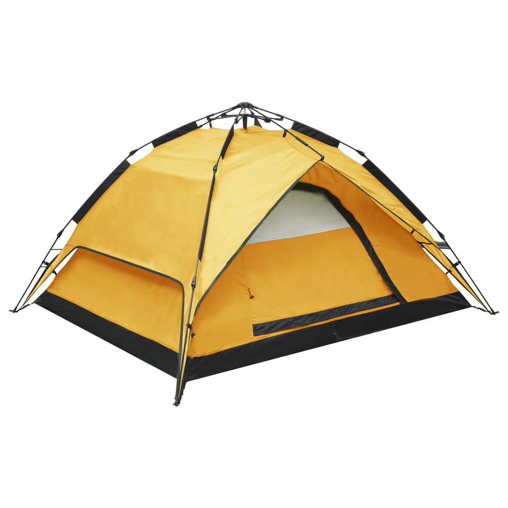 

Pop-Up Camping Tent 2-3 Person 240x210x140 cm Yellow