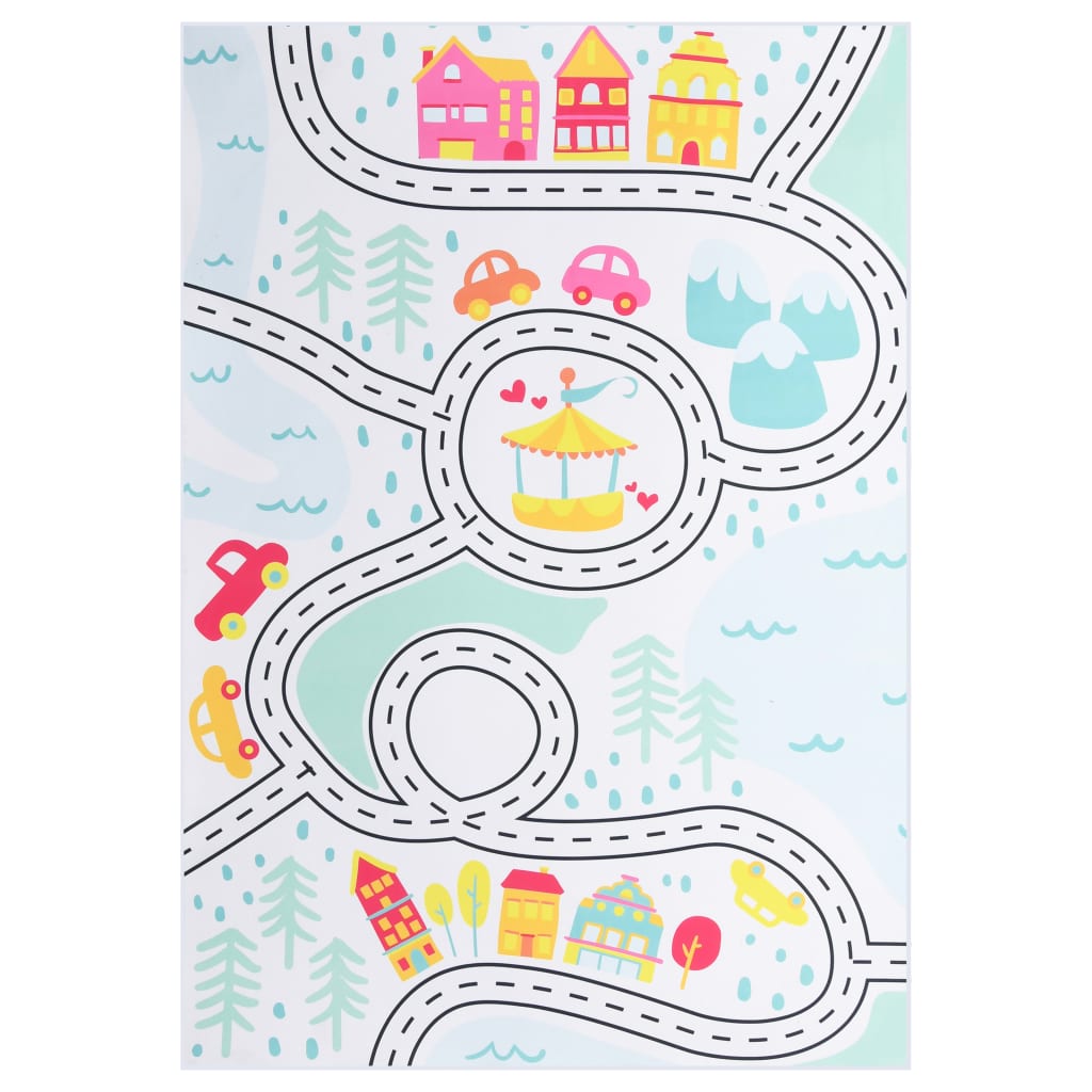 

Printed Rug Multicolour 160x230 cm Fabric