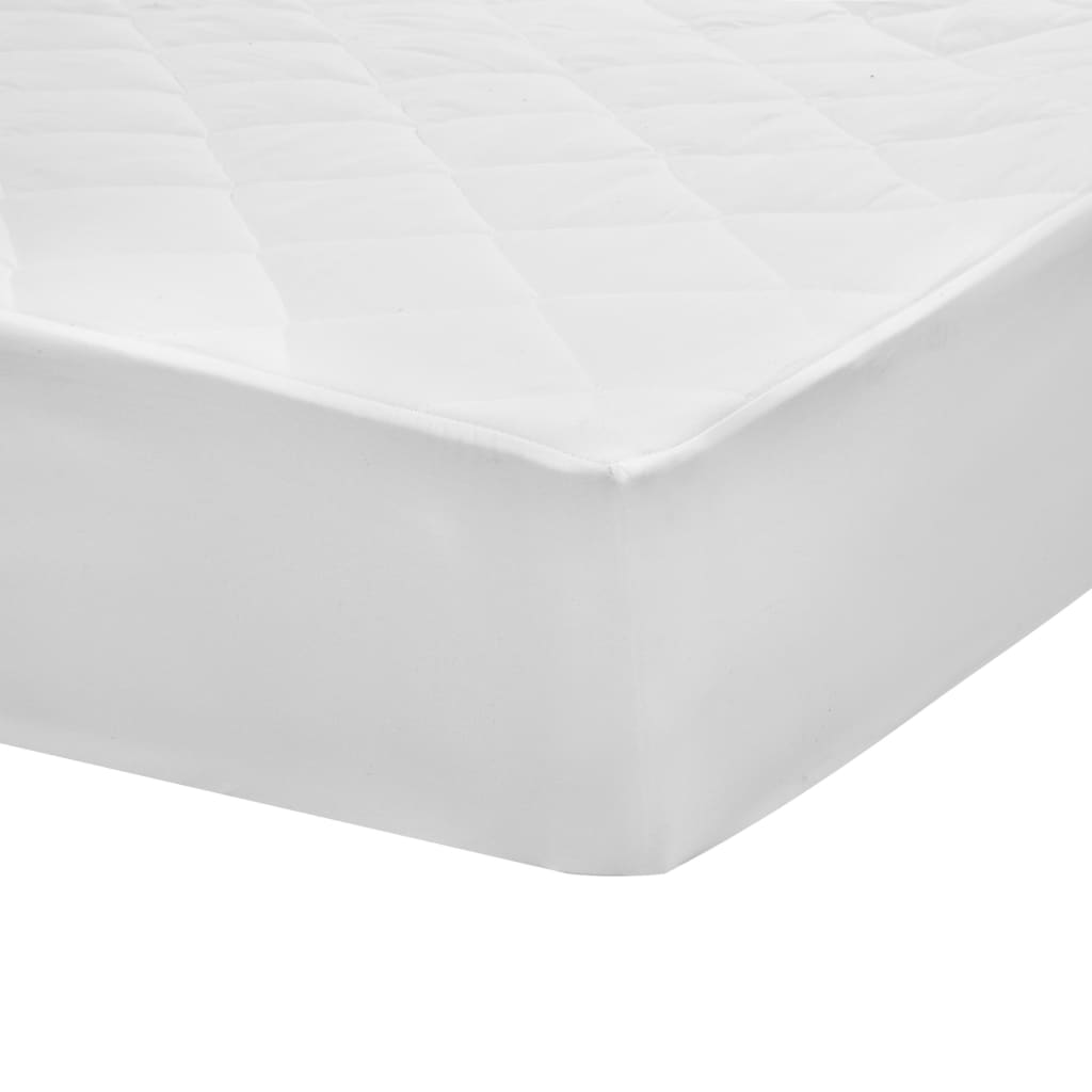 Quilted Mattress Protector White 70x140 cm Light