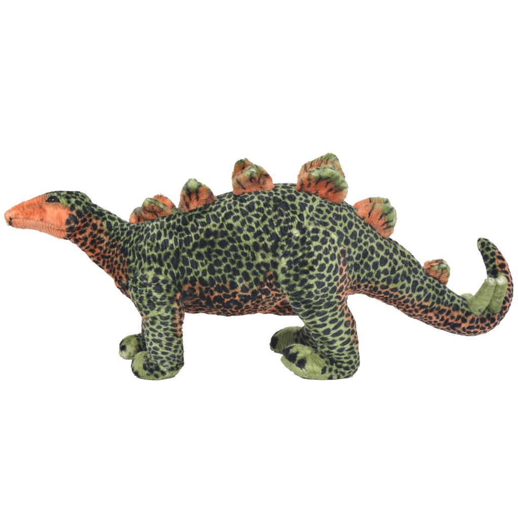 green stegosaurus plush