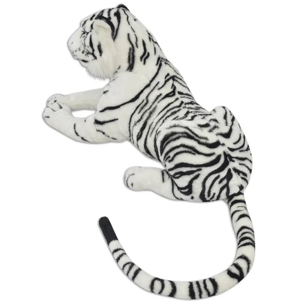 white plush tiger