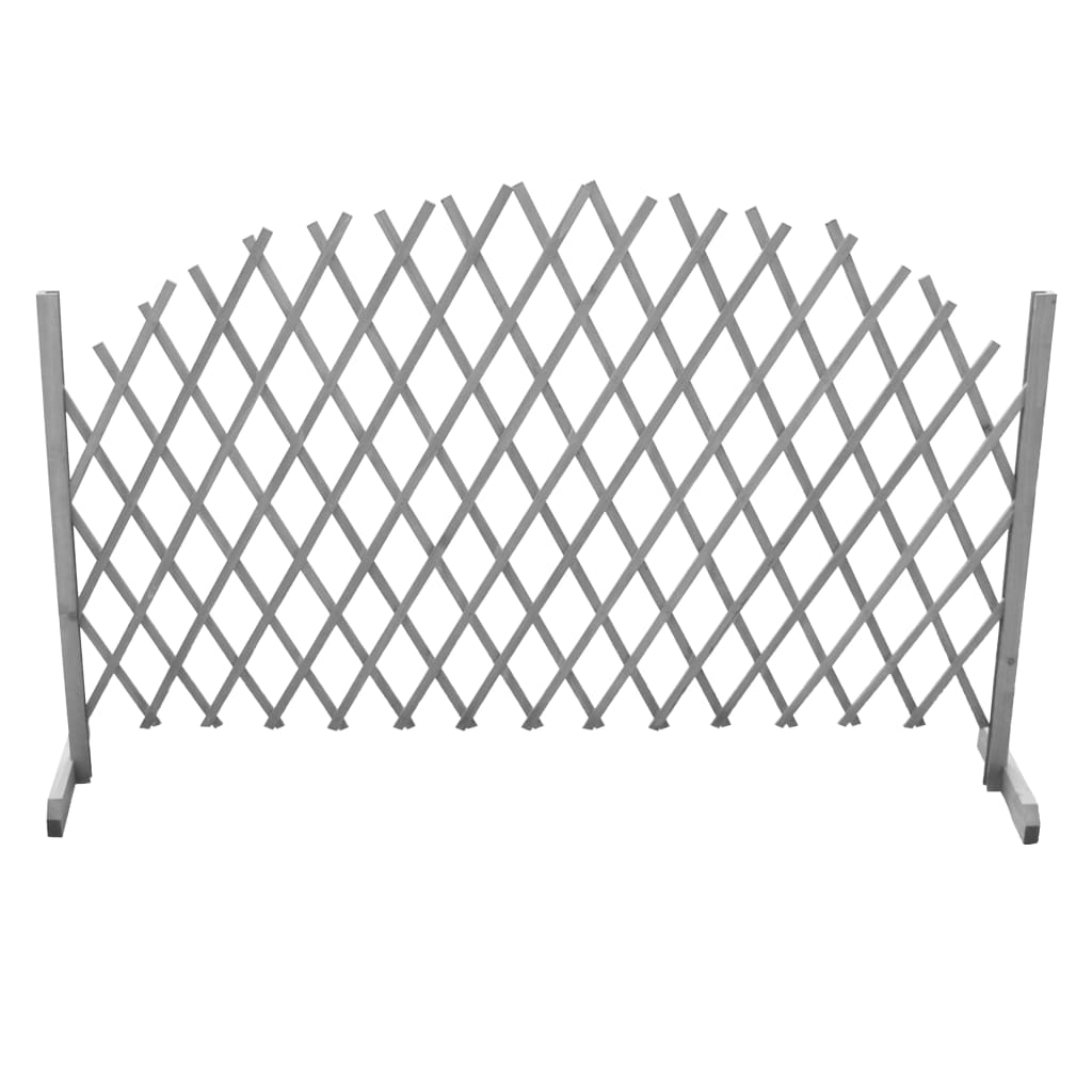 

Trellis Fence Solid Firwood 1.8x1 m Grey