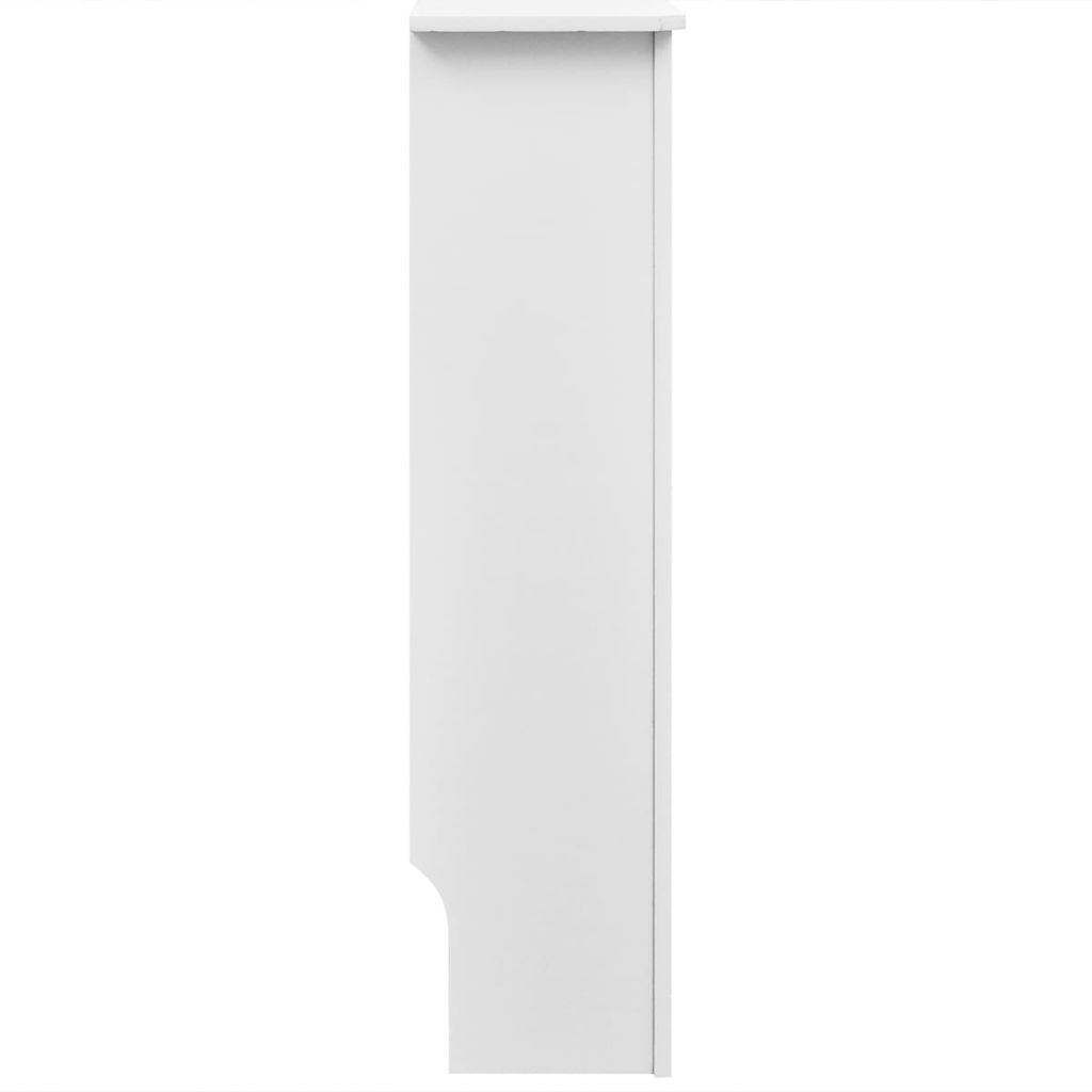 White MDF Radiator Cover Heating 152 cm