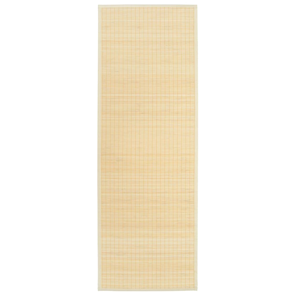 Yoga Mat Bamboo 60x180 cm Natural