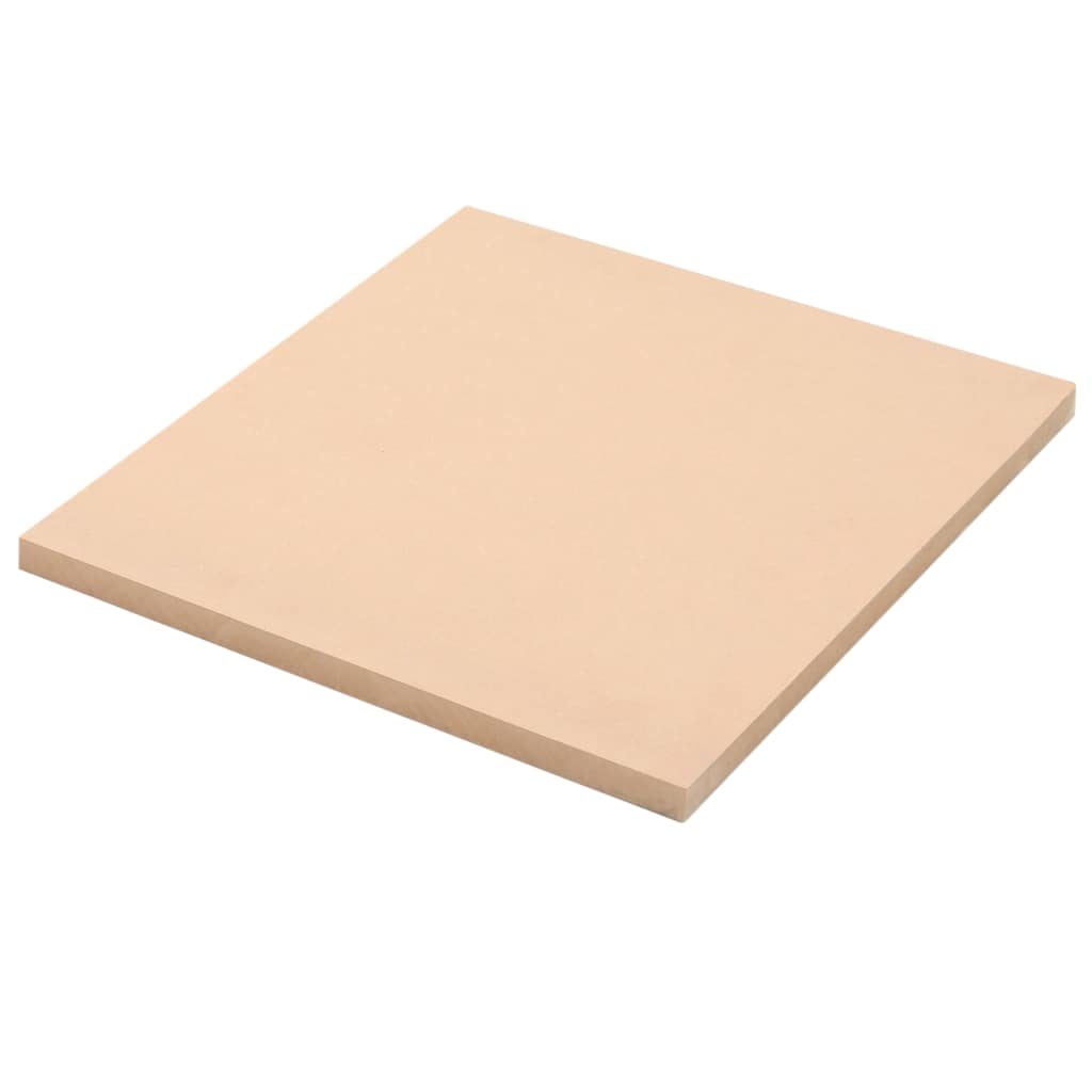 2 pcs MDF Sheets Square 60x60 cm 25 mm