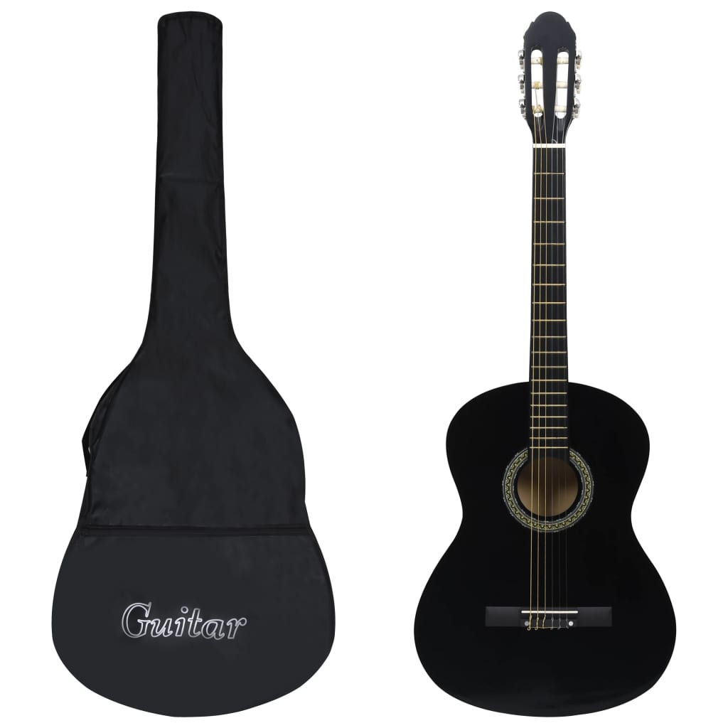 

Classical Guitar for Beginner with Bag Black 4/4 39"