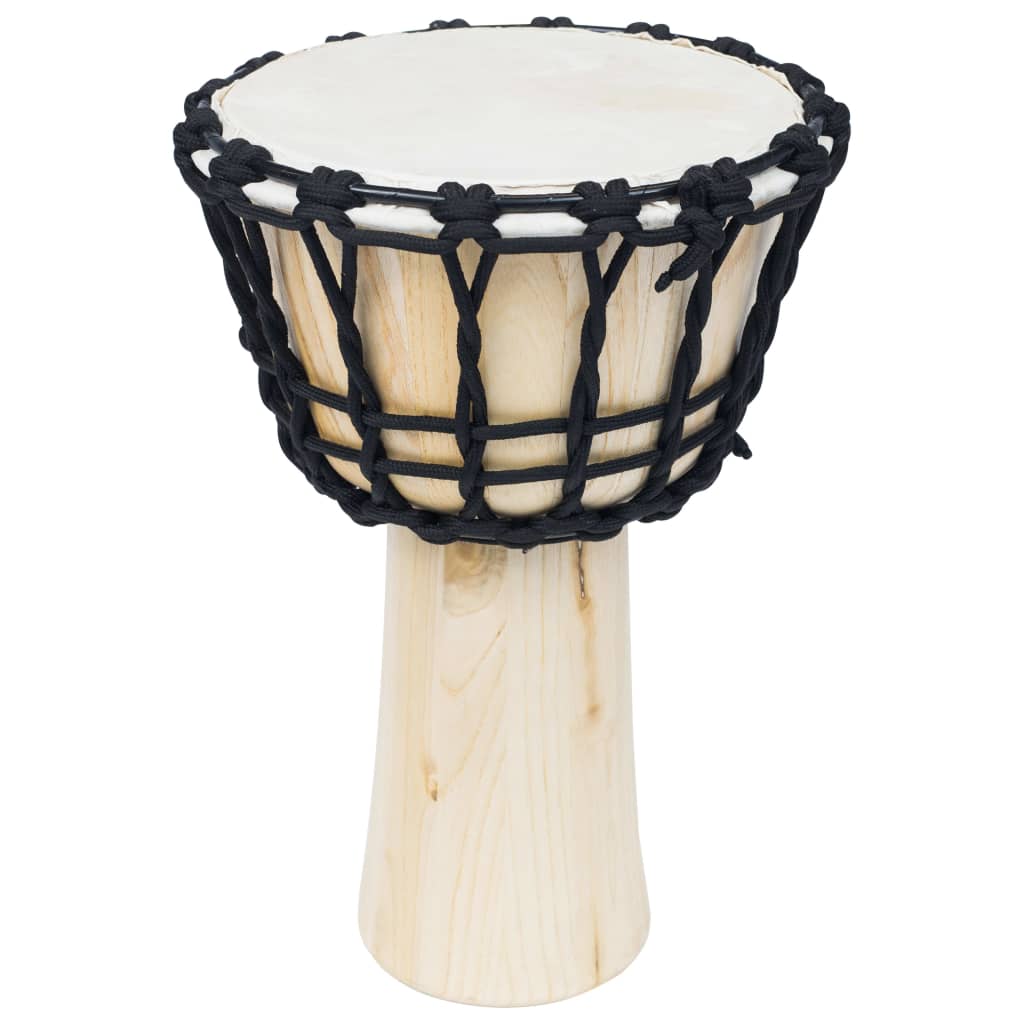 Djembe Drum with Rope Tension 25 cm Goat Skin