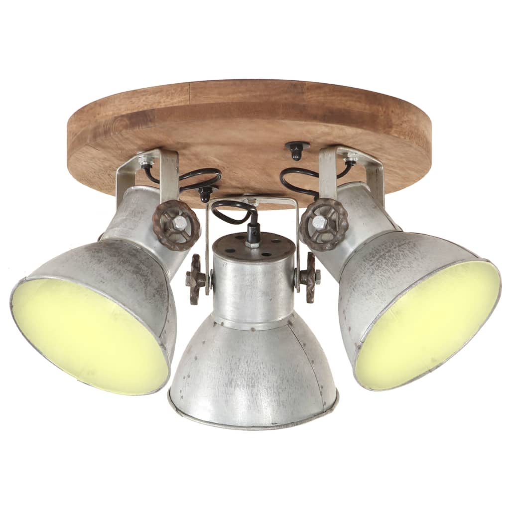 

Industrial Ceiling Lamp 25 W Silver 42x27cm E27