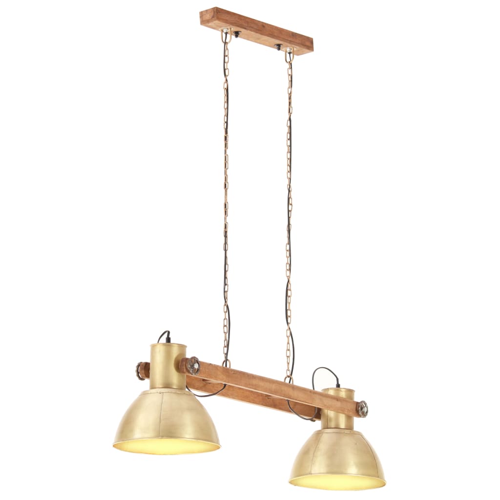 Industrial Hanging Lamp 25 W Brass 109 cm E27