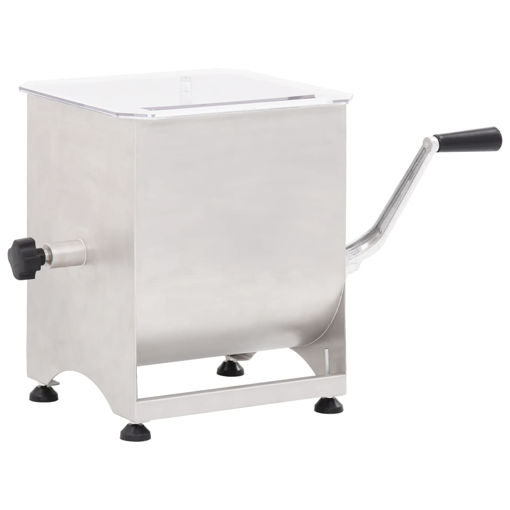 

Meat Mixer with Gear Box 44 L Silver Stainless Steel