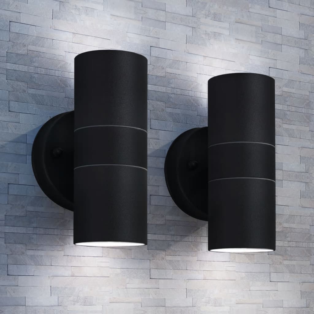 

Outdoor Wall Lights 2 pcs Stainless Steel Up/Downwards