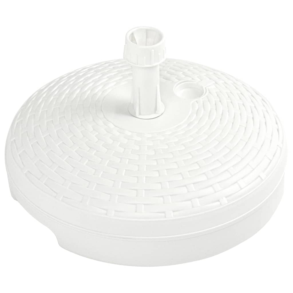Umbrella Base Sand/Water Filled 20 L White Plastic