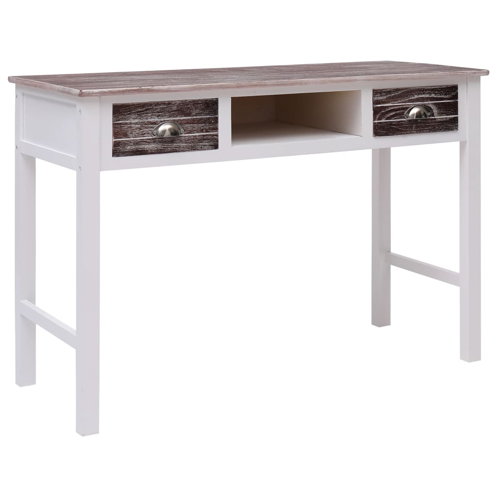 

Writing Desk Brown 110x45x76 cm Wood
