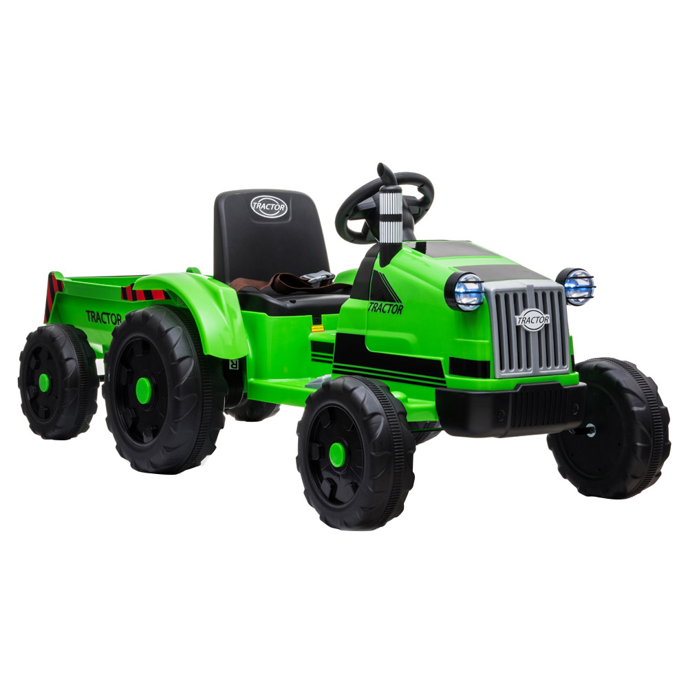 LEADZM LZ-9959 Toy Tractor with Trailer Green