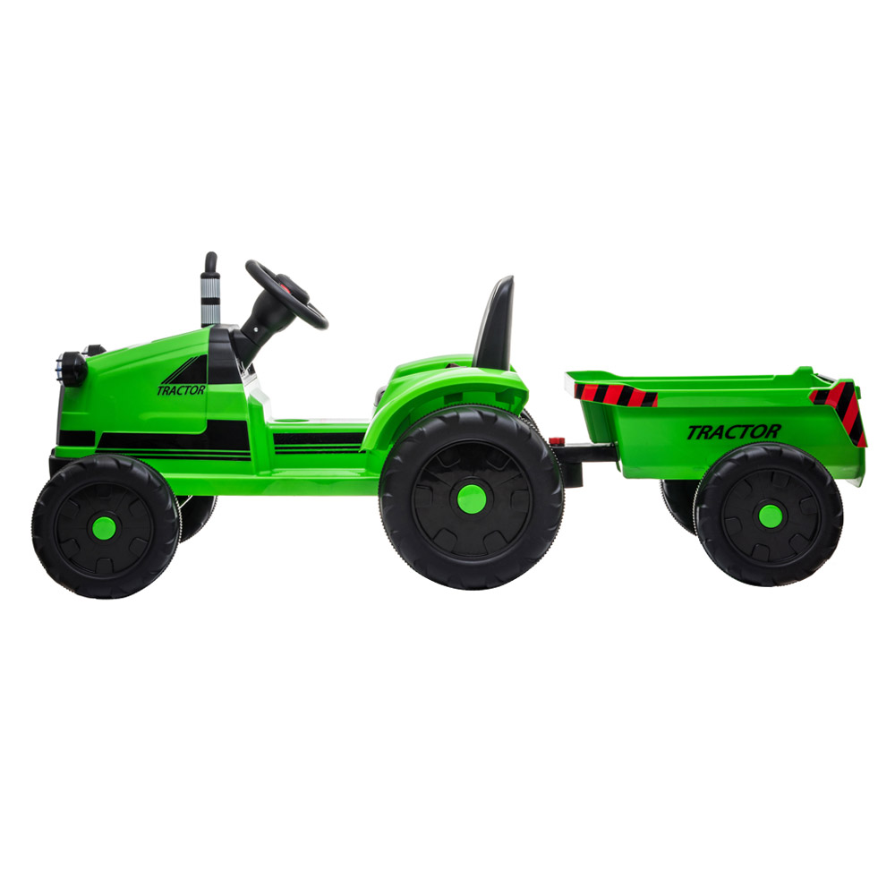 LEADZM LZ-9959 Toy Tractor with Trailer Green