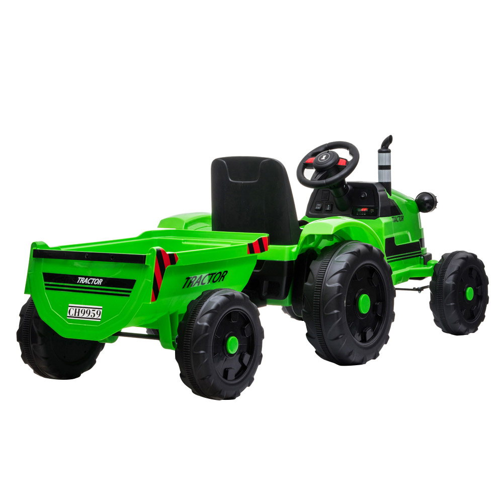 LEADZM LZ 9959 Toy Tractor With Trailer Green LEADZM LZ 9959 Toy Tractor With Trailer Green