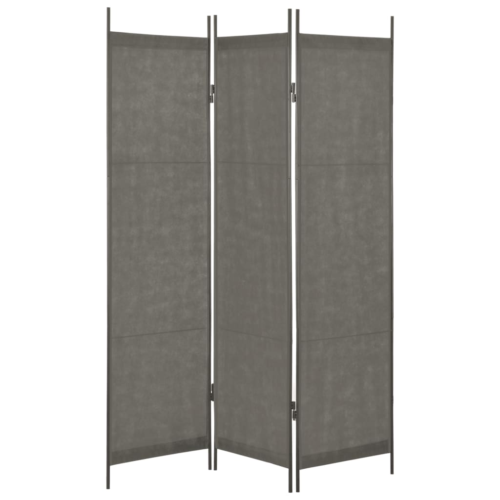 3Panel Room Divider Anthracite 150x180 cm