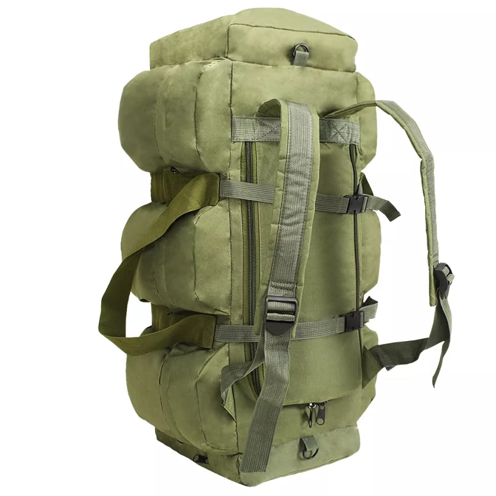3in1 ArmyStyle Duffel Bag 120 L Olive Green