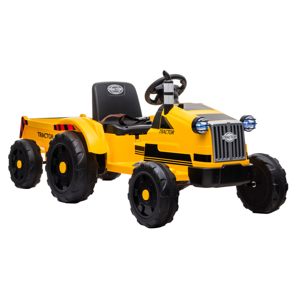 LEADZM LZ-9959 Toy Tractor with Trailer Yellow