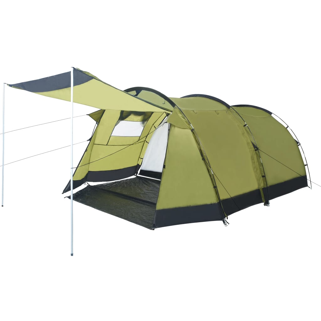 

Tunnel Camping Tent 4 Person Green