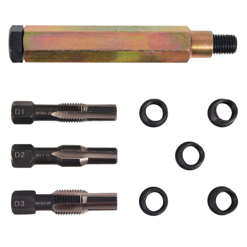 Nine Piece Glow Plug Thread Repair Kit M10 x 1.25 mm