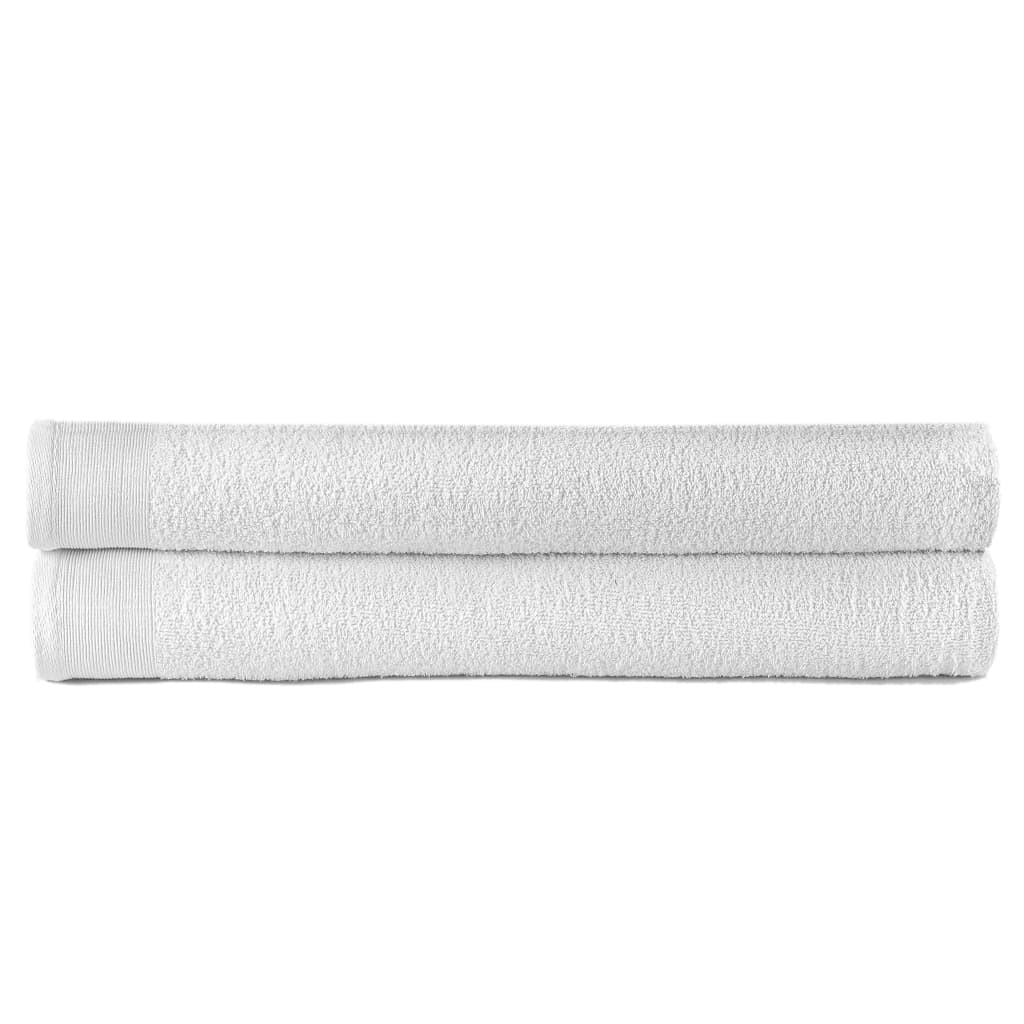 

Sauna Towels 2 pcs Cotton 450 gsm 80x200 cm White