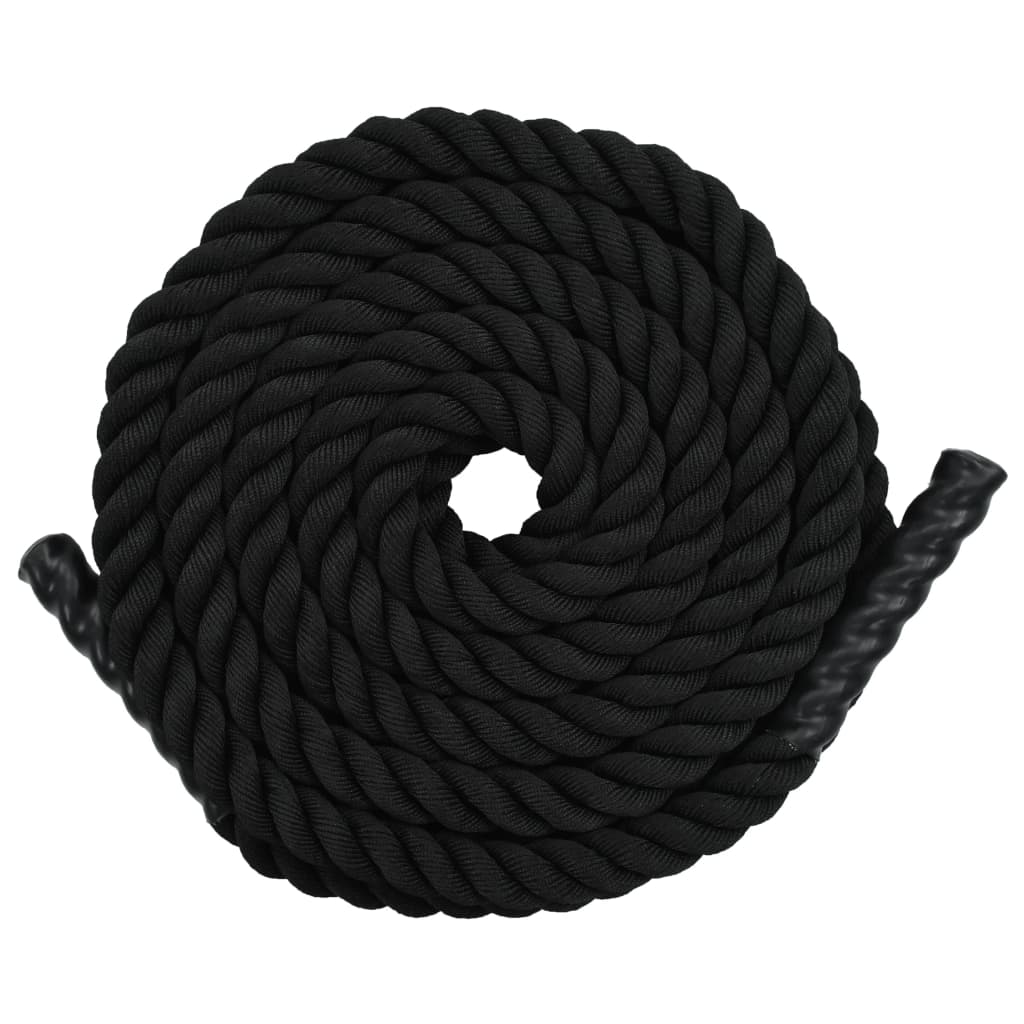 hefboom Vertrek klein Battle Rope 15 m Polyester Black