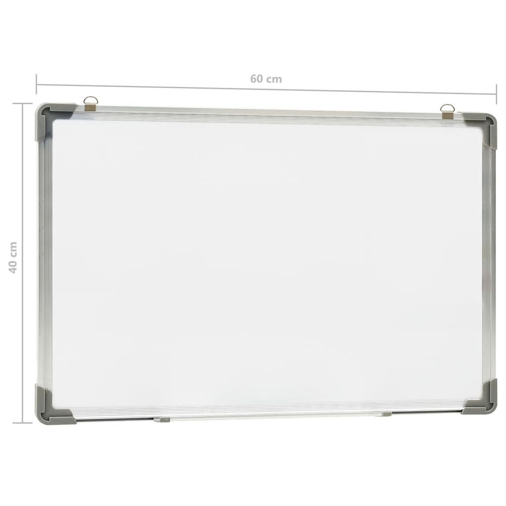 Dryerase Whiteboard White 60x40 cm Steel