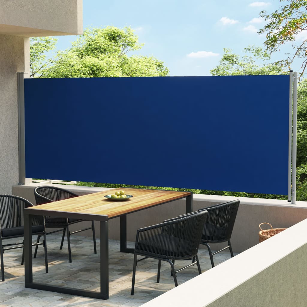 

Patio Retractable Side Awning 600x170 cm Blue