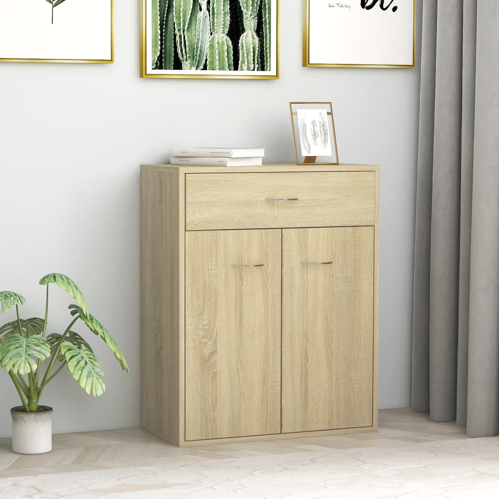 

Sideboard Sonoma Oak 60x30x75 cm Chipboard