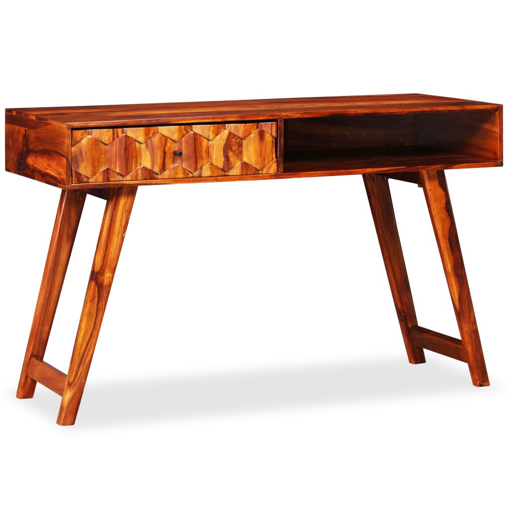Writing Table Solid Sheesham Wood 118x50x76 cm