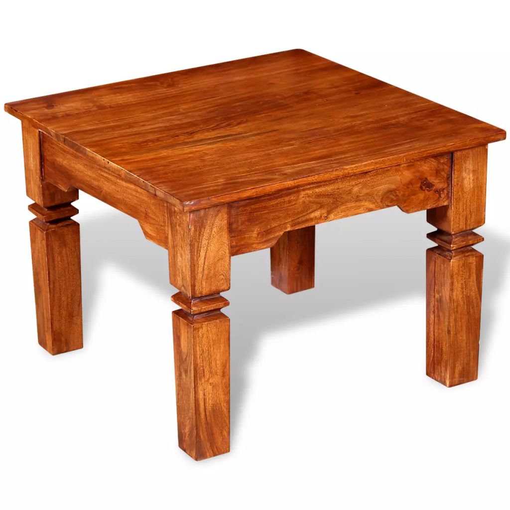 Coffee Table Solid Wood 60x60x45 cm