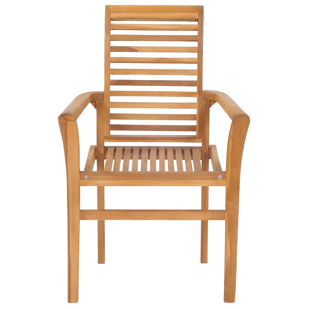 vidaXL 9 Piece Garden Dining Set Solid Teak Wood