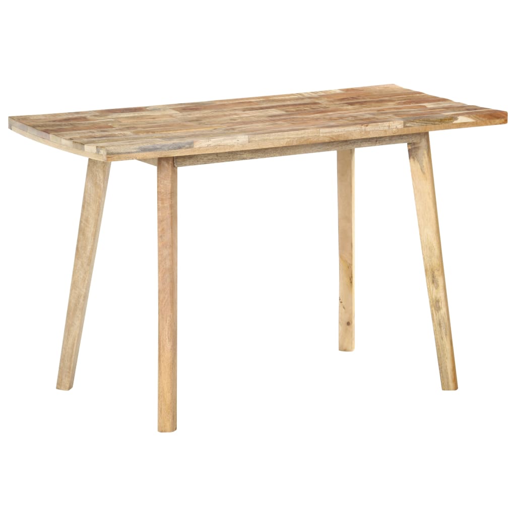 Dining Table 120x60x75 cm Rough Mango Wood