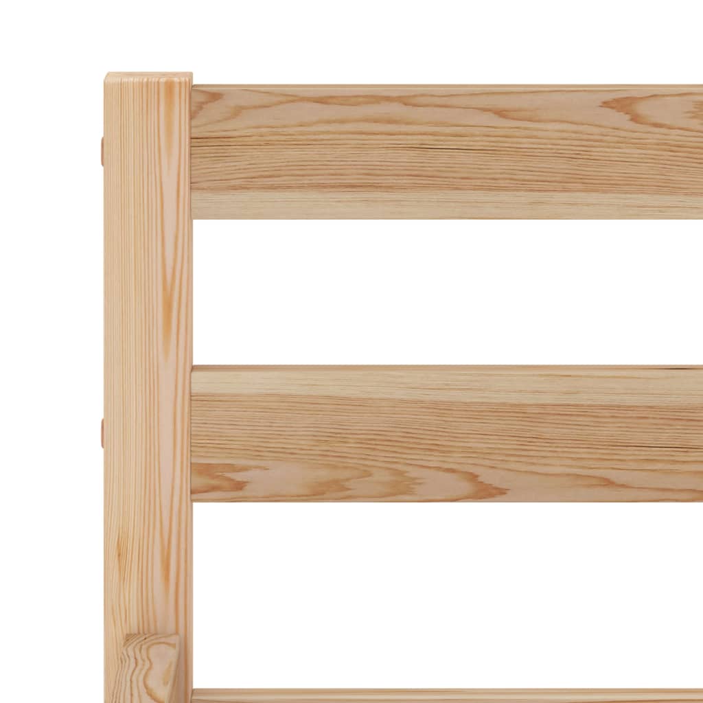 Bed Frame with 2 Drawers Solid Pine Wood 100x200 cm