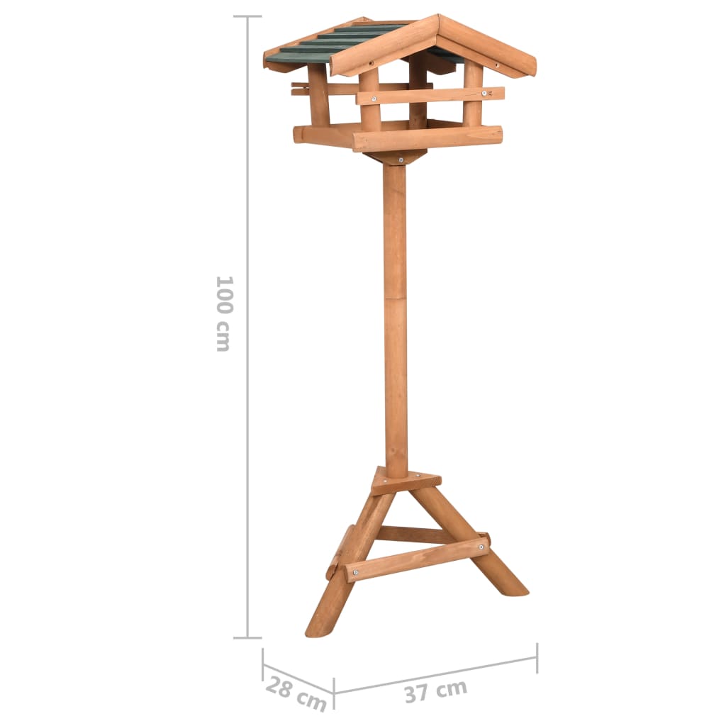 Bird Feeder with Stand Firwood