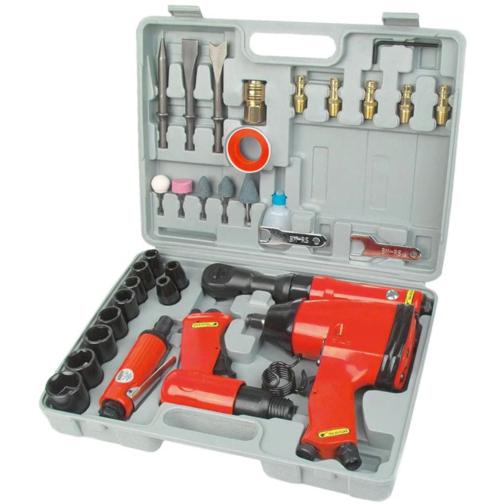Brüder Mannesmann 33 Piece Pneumatic Tool Kit 15033