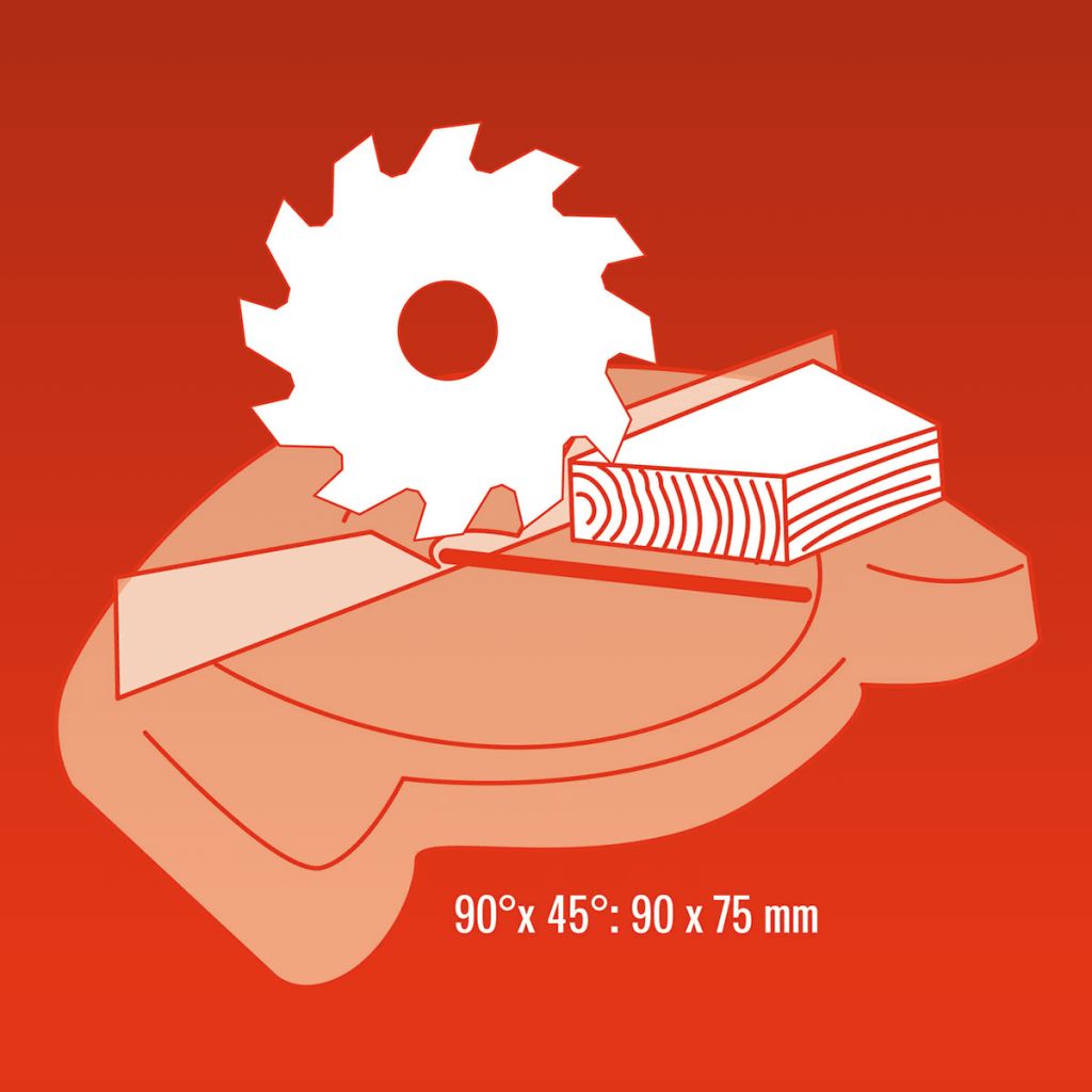 Einhell Crosscut/Mitre Saw with Upper Table TH-MS 2513 T