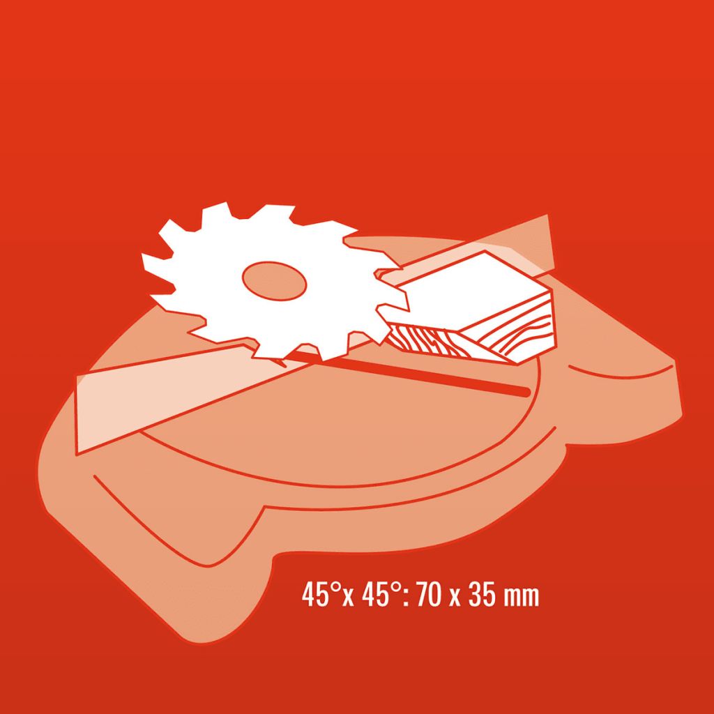 Einhell Crosscut/Mitre Saw with Upper Table TH-MS 2513 T