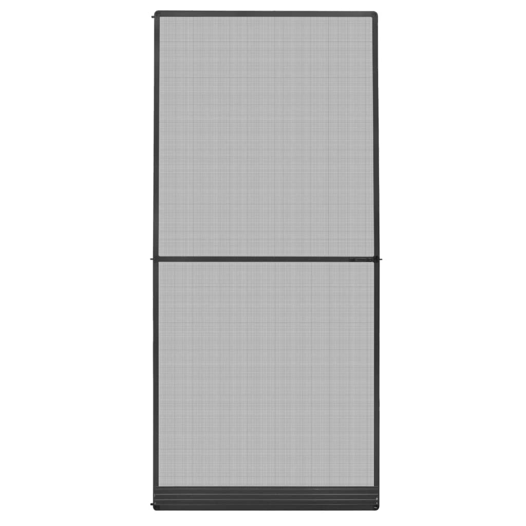 Hinged Insect Screen for Doors Anthracite 100x215 cm