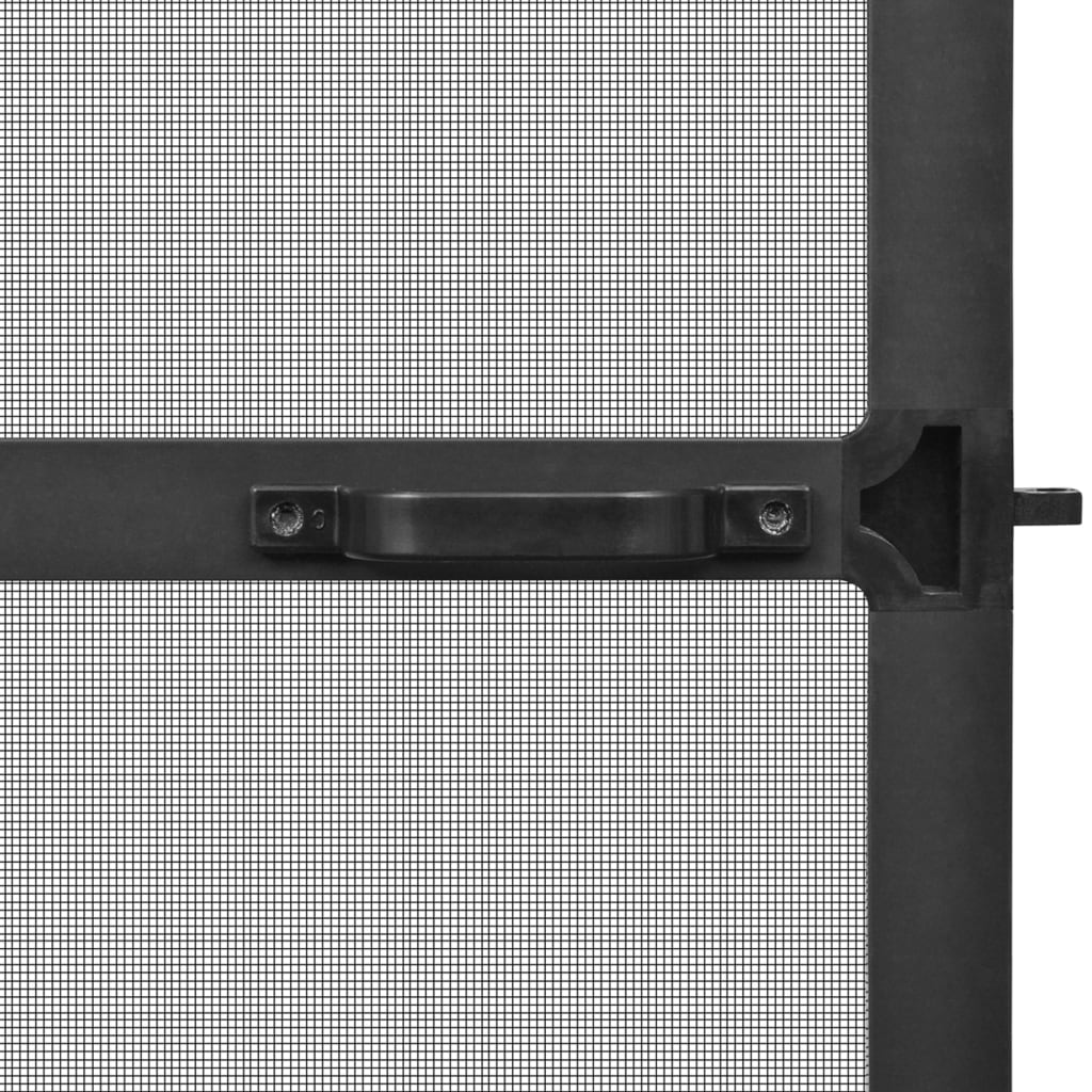 Hinged Insect Screen for Doors Anthracite 100x215 cm