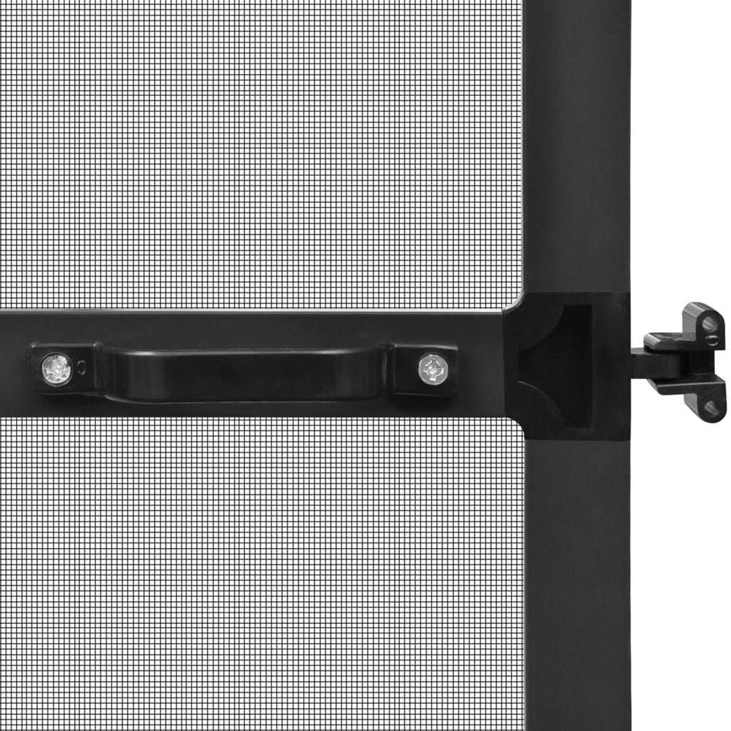 Hinged Insect Screen for Doors Anthracite 100x215 cm