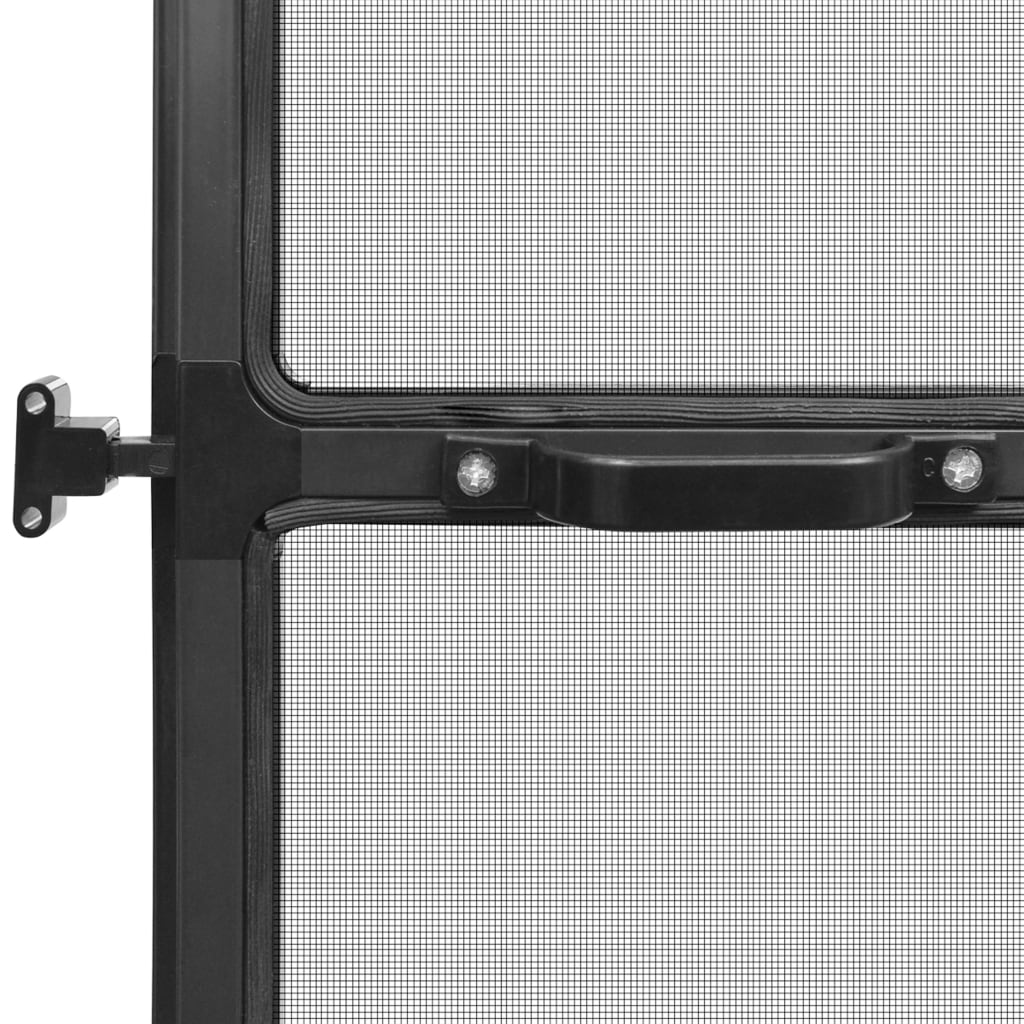 Hinged Insect Screen for Doors Anthracite 100x215 cm