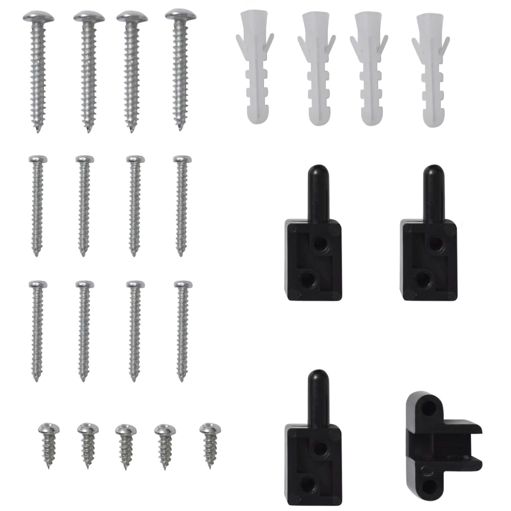 Hinged Insect Screen for Doors Anthracite 120x240 cm