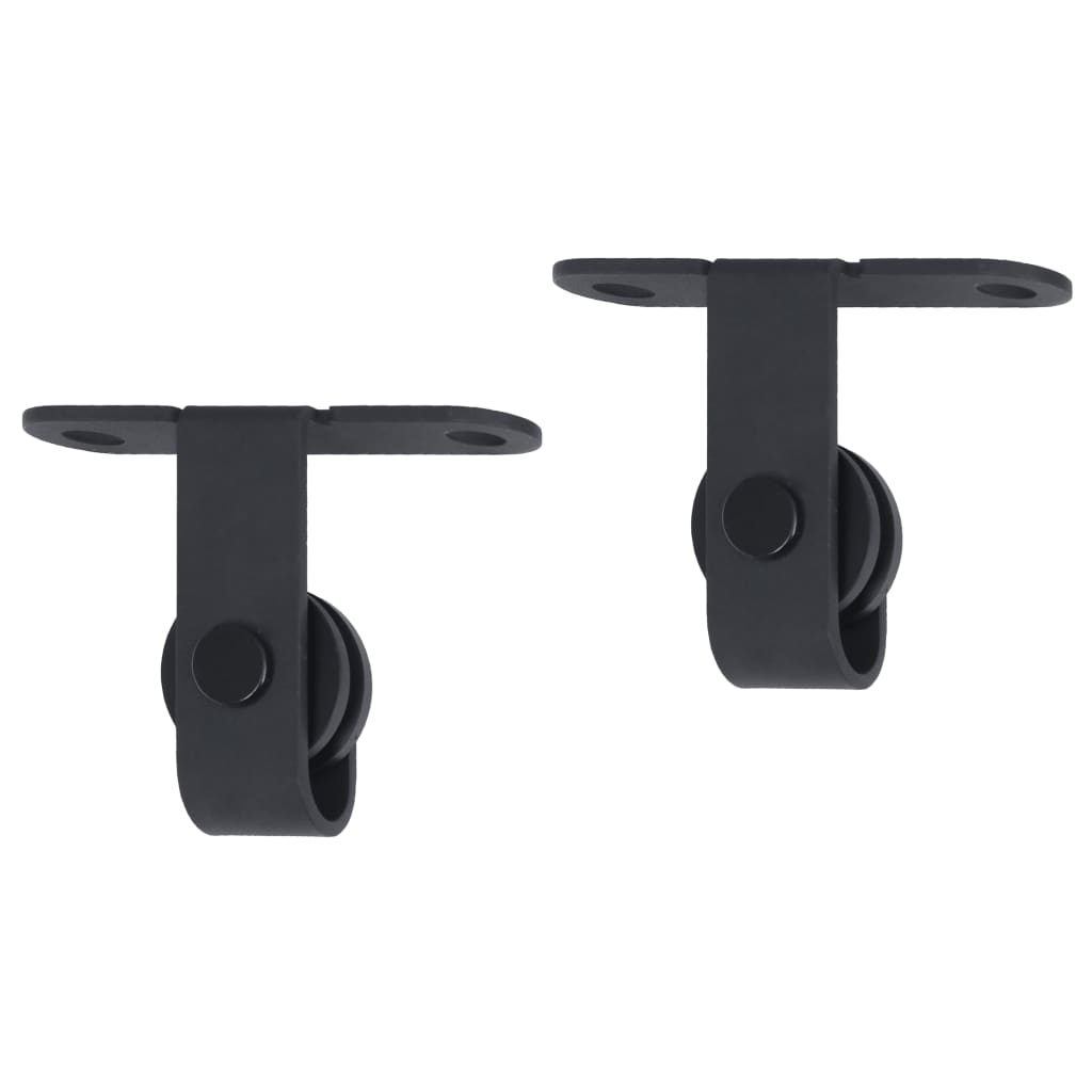 Mini Sliding Barn Door Kit Carbon Steel 183 cm