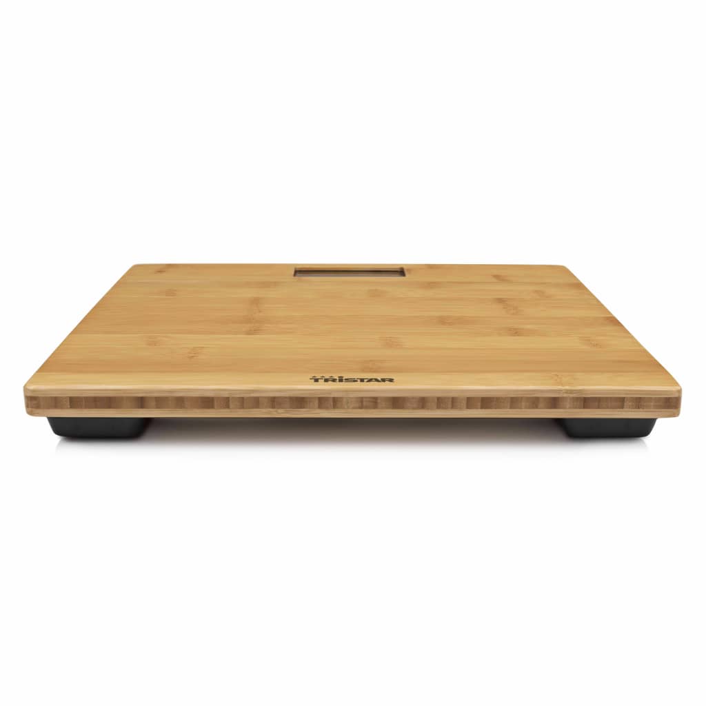 Tristar Bathroom Scales 180kg Bamboo