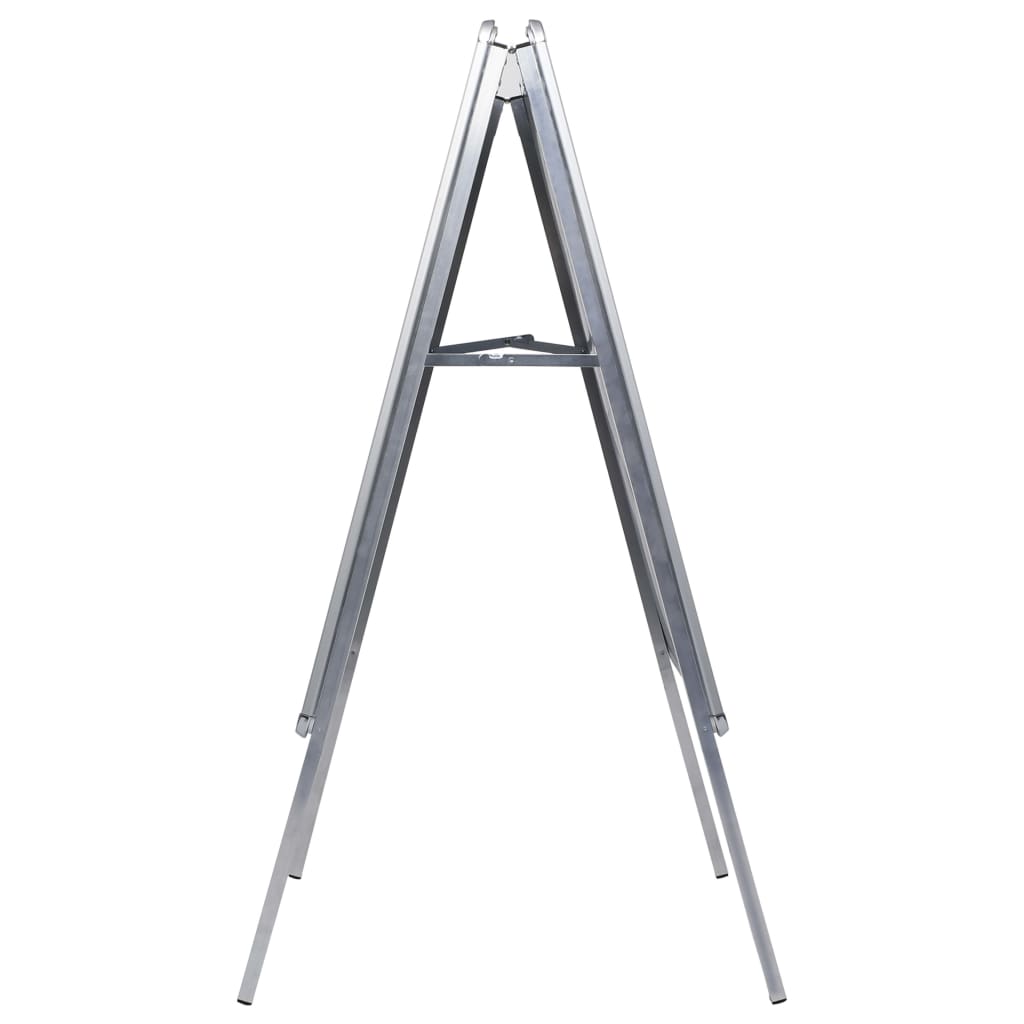 vidaXL A1 Customer Stopper Poster Stand Aluminium